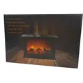 Produktbild: Spetebo - Kaminlaterne 30 Cm Mit Tanzenden Led Flammen - Kaminfeuer Led Flammeneffekt Led Kamin Feuer Laterne