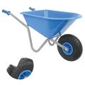 Produktbild: Matrix Kinderschubkarre Blau | Kinder Schubkarre Garten Spielzeug | Leicht & Stabil | 40kg Belastbar | 20L Mulde, Vollgummirad
