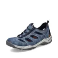 Produktbild: Rieker Herren Low-Top Sneaker 08065, Männer Halbschuhe,Turnschuhe,Laufschuhe,straßenschuhe,Strassenschuhe,Sportschuhe,blau (17),42 EU / 8 UK