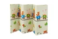 Produktbild: Juskys Puzzlematte Toni, (Zoo & Zug), 180x200 cm, doppelseitiges Muster, weich und platzsparend faltbar