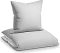 Produktbild: Sleepwise Bettwäsche 135x200 cm, Microfaser Bettwäsche Getestet, Weicher Winter- und Sommer Bettbezug, Antistatisch & Atmungsaktiv, Allergiker Duvet Cover Bügelfrei, 1 Bett- und 1 Kissenbezug