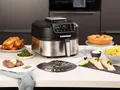 Produktbild: 2in1 Heißluftfritteuse & Grill 5,6Ltr. mit Bratenthermometer - Fritöse ohne Öl