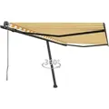 Produktbild: Standmarkise Automatisch 400x300 Cm Gelb/weiß Vidaxl