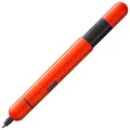 Produktbild: Lamy pico laser orange Kugelschreiber – Innovativer Pocket Pen Kuli – mit einem Klick in Full-Size – Gehäuse aus Metall & Strichbreite M – inkl. Compactmine M 22 in schwarz