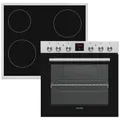 Produktbild: Telefunken Einbauherd-Set | Elektro-Herd-Kochfeld-Kombination | Backofen mit Ober-Unterhitze und Umluft | Glaskeramik-Kochfeld mit 4 Zonen | Teleskopauszug | 78 Liter | 60 cm | Herdset B-HS-75-C-I