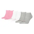 Produktbild: PUMA 9 Paar Unisex Herren Damen Sportsocken Kurzsocken Sneaker Socken, Farbe:Mehrfarbig, Größe:39-42, Artikel:-395 prism pink