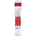 Produktbild: Victorinox Gemüsemesser Swiss Classic 6.7111.34C1, 8/11 cm Edelstahlklinge, Kunststoffgriff, 3 Stück