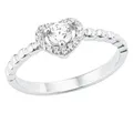 Produktbild: Tchibo - Amor Ring mit Herz-Symbol - Damen - Gr. 17 - silber