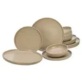 Produktbild: CreaTable 33074 Tafelservice Uno für 4 Personen, Steinzeug, sand (1 Set, 12-teilig)