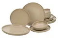 Produktbild: CreaTable Uno Sand Tellerset 12-tlg Steinzeug