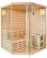 Produktbild: Sanotechnik Sauna TALLINN, BxTxH: 150 x 150 x 200 cm, für 3 Personen