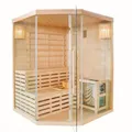 Produktbild: Sanotechnik TALLINN Sauna 3 Personen Hemlock Ofen 150x150x200 cm