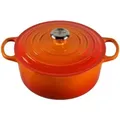 Produktbild: Le Creuset - Signature Bräter Rund 26 Cm Ofenrot
