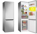 Produktbild: Kühl-Gefrierkombination NoFrost 250L 181cm Edelstahloptik EEK D LED Amica