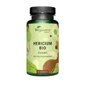 Produktbild: Bio Hericium Erinaceus Kapseln Vegavero | 50% Polysaccharide | 500 mg organic Löwenmähne Pilz Extrakt – entspricht mind. 7500 mg Hericium Pulver | Laborgeprüft | Ohne Zusätze | 60 Stück | Vegan
