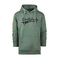 Produktbild: Spitzbub Herren Hoodie Pullover mit Kapuze Kapuzenpullover Sweatshirt Johannes-Gustav, Grün, S