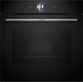 Produktbild: Bosch HRG7764B1 Serie 8 Einbau-Backofen mit Dampfunterstützung, 71l, Air Fry, Pyrolyse, Home Connect, Dampfstoß, A+