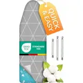 Produktbild: smart&gentle Turbo Bügelbrettbezug 150x50 in 5 Größen für Dampfbügeleisen Designed in Germany - Bügeltischbezug mit 5 Schichten extra dick XXXL für Bügelflächenmaße 145-150 x 45-50 cm