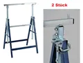 Produktbild: 2 Stk.Arbeitsbock klappbar Stahl-Vierkantrohr ku.-beschichtet H820-1300mm 160kg