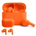 Produktbild: FOREVER COLORUM TWS Bluetooth Kopfhörer 5.3 Orange - In-Ear-Ohrhörer mit tiefem Bass - Kopfhörer mit Mikrofon - Passt Sich der Ohrform an - USB-C für Schnelles Laden - Kopfhörer Android und iOS