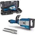 Produktbild: Scheppach Abbruchhammer AB1900 Bohrhammer Betonhammer Stemmhammer | 60J Schlagkraft | 1900W Leistung | inkl. Spitz- und Flachmeißel und Transportbox