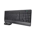 Produktbild: Trust Trezo Comfort kabelloses Tastatur & Maus Set - Deutsches QWERTZ-Layout 24532