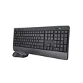 Produktbild: TRUST Trezo Maus-Tastatur-Set komfortabel kabellos - aus recycelten Materialien