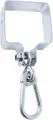 Produktbild: Schaukelhaken - Mit Manschette  Karabinerhaken - 90 x 90 mm - 200 Kg Tragkraf...