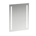 Produktbild: LAUFEN LANI Spiegel, zwei vertikal integrierten Leuchten, 550x28x700mm,