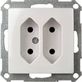 Produktbild: Schneider GmbH Steckdose Doppel-Europa 16A JOY reinweiss (ELG275914)