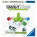 Produktbild: Ravensburger GraviTrax Kugelbahn – Erweiterung Balls und Spinner 26979, fü