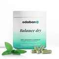 Produktbild: odaban® Balance Anti-Schwitz Kapseln - Natürliche Unterstützung gegen Schwitzen - Mit Salbei, Zink & Vitamin B & Kupfer-Chlorophyll-Komplex - Vegan & Hochdosiert - 60 Kapseln (1 Monat)