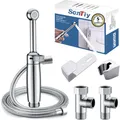 Produktbild: Hochwertiges Bidet Handbrause-Set mit einstellbarem Druck für optimale Hygiene