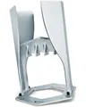 Produktbild: FORSTIX® Standholzspalter – Manueller Holzspalter stehend | Offenes Seiten-Design | 6 mm Stahl | 11 kg | Kaltverzinkt | Kamin- & Feuerholz bis ⌀ 22 cm | Neue Silber Edition 2026