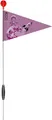 Produktbild: Puky Faltbarer Sicherheitswimpel Kinderfahrräder SAFETY FLAG perky purple 9228