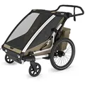 Produktbild: Thule Fahrradanhänger Chariot Cross2 dbl, Hellbraun, Metall, Textil, 34x73x88 cm, Freizeit, Sport & Fitness, Fahrradanhänger