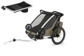 Produktbild: Thule Chariot Cross 2er Double Multisport Fahrradanhänger Anhänger Faded Khak...