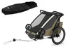 Produktbild: Thule Chariot Cross 2er Double Multisport Fahrradanhänger Anhänger Faded Khak...