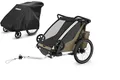 Produktbild: Thule Chariot Cross 2er Double Multisport Fahrradanhänger Anhänger Faded Khak...