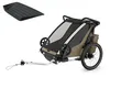 Produktbild: Thule Chariot Cross 2er Double Multisport Fahrradanhänger Anhänger Faded Khak...