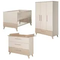 Produktbild: Roba Babyzimmer-Set, Kaschmir, Holz, 4 Schubladen, 118x190x52 cm, Babymöbel, Babyzimmer-Sets