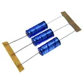 Produktbild: 10x Elko Kondensator axial 100µF 63V | Elektrolytkondensator bis zu 125°C | 100uF Electrolytic Capacitor from Vishay