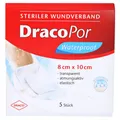 Produktbild: DRACOPOR waterproof Wundverband 8x10 cm steril 5 St.