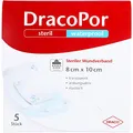 Produktbild: DRACOPOR waterproof Wundverband 8x10 cm steril 5 St