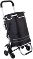 Produktbild: Xcase Einkaufswagen: Klappbarer Treppensteiger-Einkaufstrolley mit Kühlfach, 46 l, 25 kg (Einkaufstasche mit Rollen, Einkaufs-Trolley)