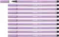 Produktbild: Premium Fibre-Tip Pen - STABILO Pen 68 - Pack of 10 - Light Lilac