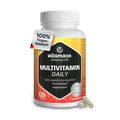 Produktbild: Multivitamin Kapseln hochdosiert 13 Vitamine A B C D E K 120 vegetarische Kap...
