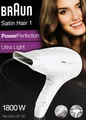 Produktbild: Braun HD 180 SatinHair1 Power Perfection Ultra Light Haartrockner