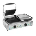 Produktbild: Royal Catering Kontaktgrill - 2 x 1.800 Watt - geriffelt - 2.0 RCKG-3600-G