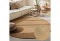 Produktbild: HANSE Home Teppich Rangpur Juteteppich, rund, Höhe: 10 mm, Handgewebt, 100% Jute, Natur, Wohnzimmer, Flur, Boho, Skandi